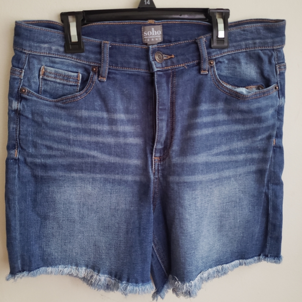 Blue jean shorts